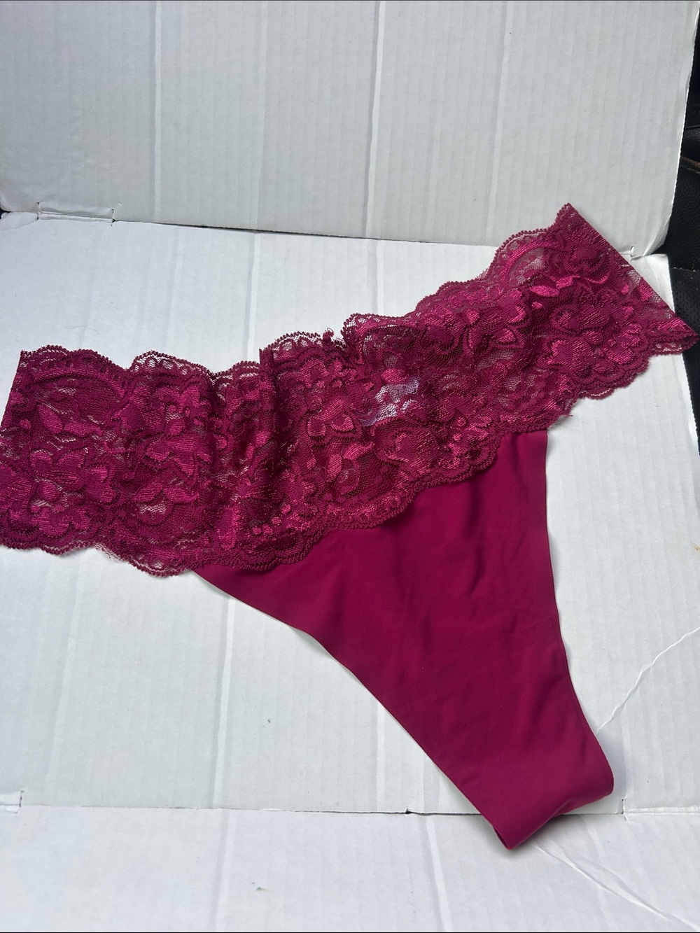 For bundles only - Prima Valentina Lace Bikini Panty in Deep Berry XL